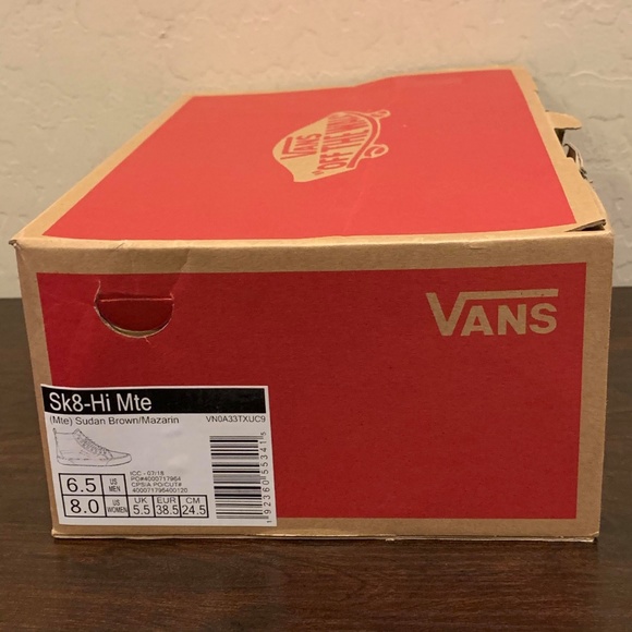 Vans SK8-HI MTE SHOES Women's Sudan Brown/Mazanin - Picture 8 of 8